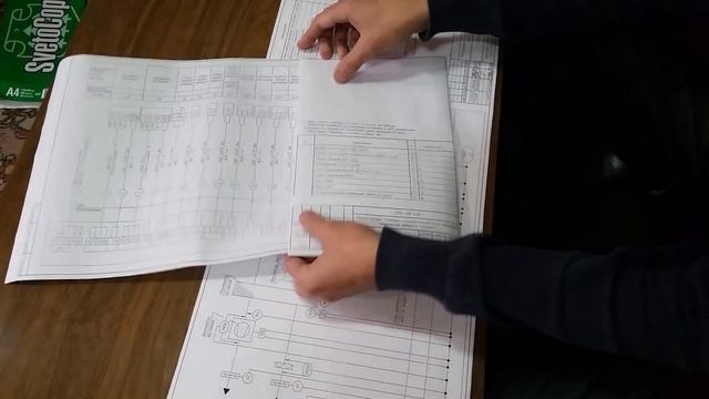 Как складывать лист А4х4 до А4