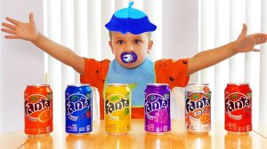 Learn Colors With Fanta for Children, Toddlers and Babies | Bad Kid Learns Colours