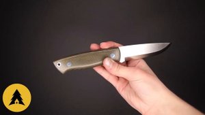 Нож EnZo Trapper 95 Sc сталь Elmax, рукоять микарта зеленая