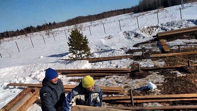Дача. Часть 8. Начало сборки сруба смотреть онлайн