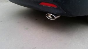 Kia Rio 1.6, звук выхлопа