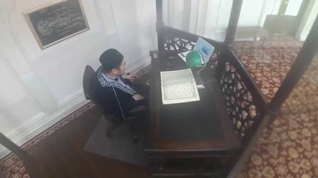 Чтение Корана из мечети Ак мечет г. Болгар камера 1 смотреть онлайн