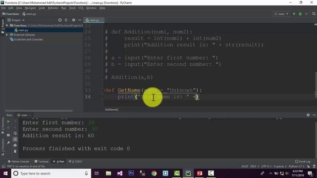 FUNCTIONS IN PYTHON (URDU / HINDI)