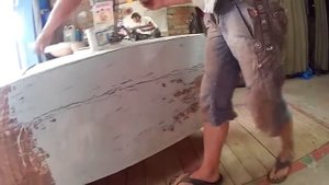 Эпоксидная шпаклевка ЭП-0010. Самодельный швертбот.