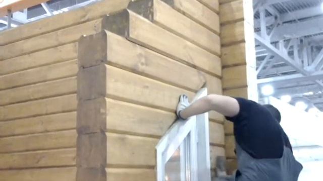 Межслойная шлифовка клееного бруса смотреть онлайн