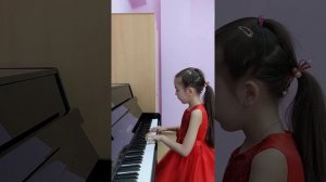 Саликбаева Элиза. 2 класс. Е.Дэвис. Зимний лес