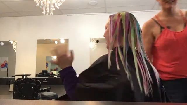 My Aurora Borealis Inspired Hairs Transformation | #UnicornHair смотреть онлайн