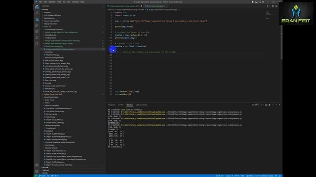 Python Image Segmentation Made Easy with OpenCV and K-means Algorithm смотреть онлайн