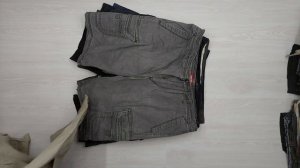 22534 Шорты мужские cargo Mens shorts (cargo) (extra) 3 пак 45.2кг. по 9.9€/кг. 109шт.