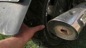 Suzuki Burgman 400 - dislodged rear wheel