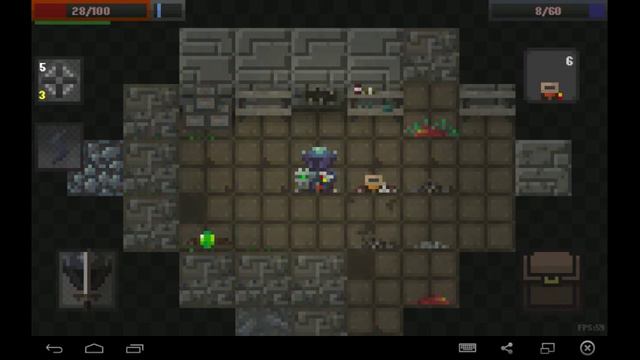 Caves (Roguelike) - Super Plasma Gun test (BFG in Caves :))