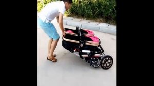 fold yibaolai baby stroller