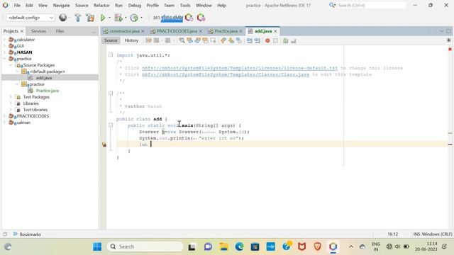 Sum two numbers in java | Add two no in java