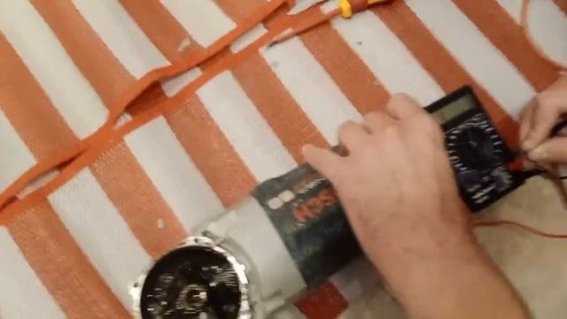 Болгарка не включается. Прозваниваем кабель , кнопку , статор, якорь. смотреть онлайн