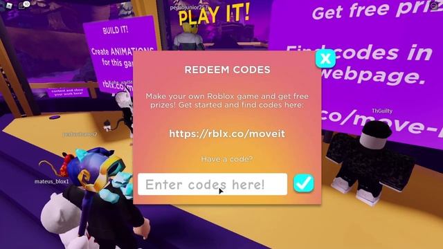 [EVENT] All Roblox Build it Play it Codes! FREE PRIZES | Island of Move смотреть онлайн