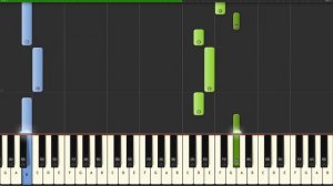The Beatles - Michelle - Piano Tutorial Easy - How To Play (Synthesia)