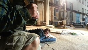 Каскадеры. Как снимают драки в кино. Сериал Улыбка пересмешника.
