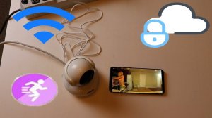 ПОВОРОТНАЯ WIFI КАМЕРА С ЗАПИСЬЮ В ОБЛАКО ANNKE С АЛИЭКСПРЕСС