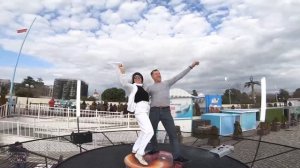 Сочи-Сириус. «Видеоспиннер» на пляже «Богатырь»