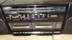 Двухкассетная магнитола Panasonic RX-CT800 (проверка)