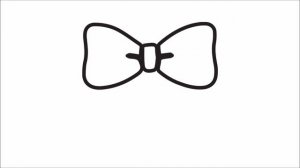 How to Draw a Bow Easy step by step / Как нарисовать бантик