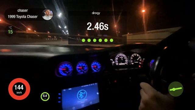 Toyota Chaser Tourer V acceleration 100-200