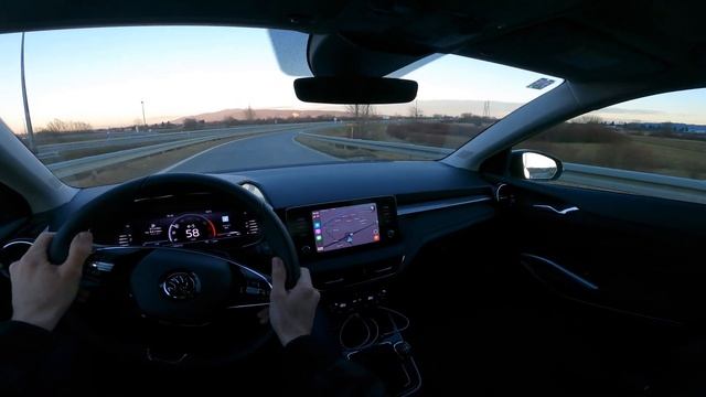 Škoda Fabia Style 2022 - POV Test Drive in 4K | 1.0 TSI - 110 HP, 6-speed manual (consumption)