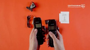 Обзор радиотелефона ALCATEL E132 DUO | Ситилинк