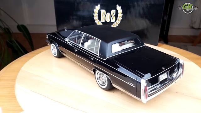 1:18 BoS-Models Cadillac Fleetwood Brougham 1982 | Modellauto Review