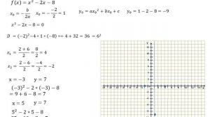 Квадратичная функция и ее график 10 урок