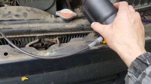 Откачка масла из поддона насосом