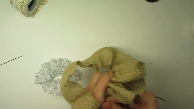 Из мешковины своими руками - Цветок. Элементы декора. Урок 15 смотреть онлайн