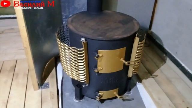 Печь для бани из трубы своими руками. Часть 2. Обзор