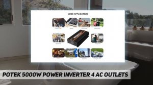 POTEK 5000W Power Inverter 4 AC Outlets - Short Review