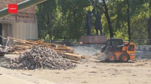 Как идет реконструкция Мемориала Победы?