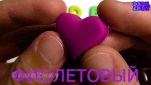 Учим Английский Алфавит|Учим цвета с Play Doh сердечками|Песенка Про Алфавит ABCD для детей|ABC