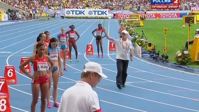 800м на чемпионате мира по легкой атлетике в Москве