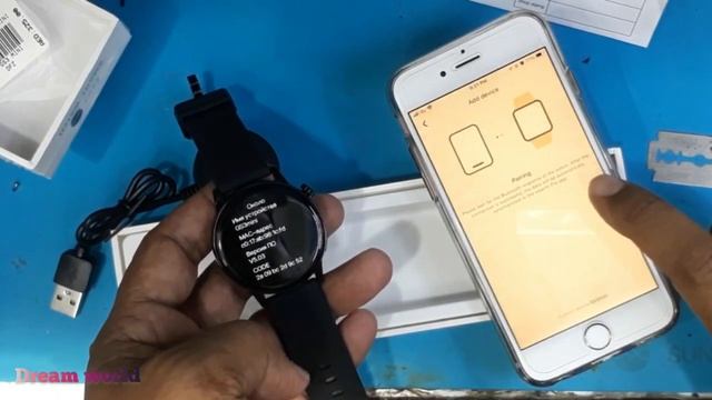 GS3 Mini Smartwatch Unbox and #wearfitpro App Connoting Review ! #smartwatch #dubai