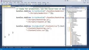 Web development with Visual Studio 2013 using Bootstrap