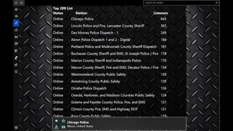 FREE Police Scanner Radio Pro Scanner App for Windows 10 | 2HRS Chicago Police Scanner Fri Jan 18th