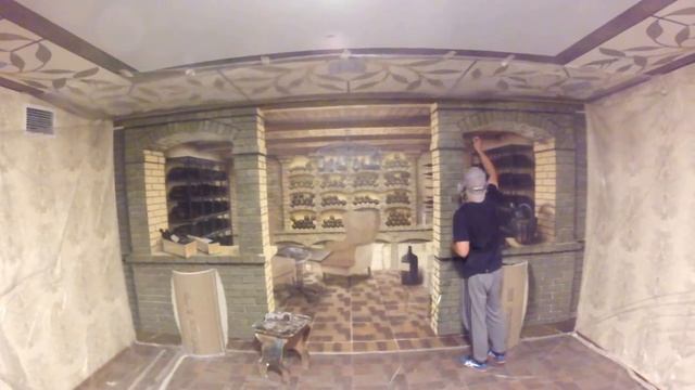 аэрография,роспись стен,обманка. Aerography.painting in the interior смотреть онлайн