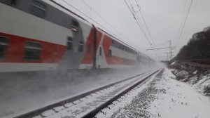 ЭП2К Санкт-Петербург - Белгород 029У "Двухэтажный состав"