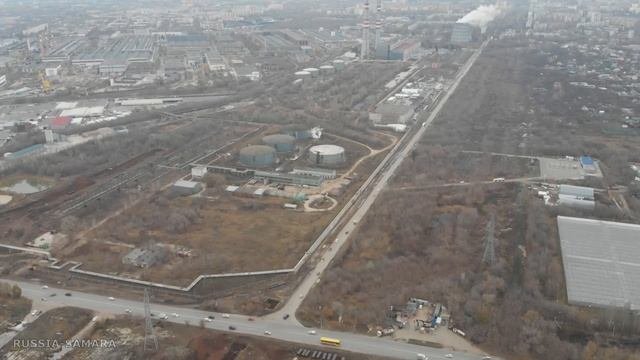 Установили светофор на пересечении Ракитовского шоссе и пр.Карла Маркса / город Самара / Russia