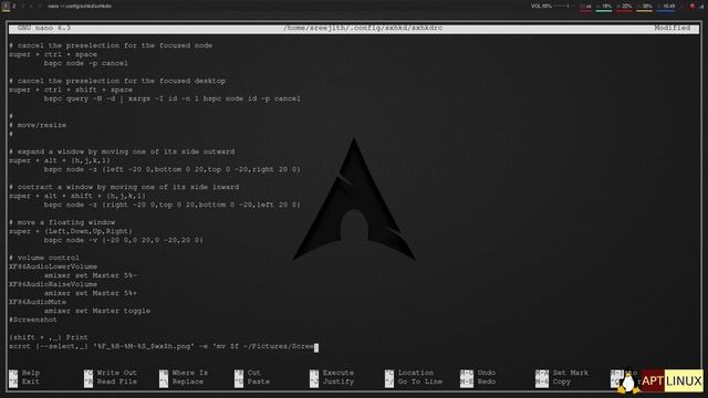 Configure scrot for taking screenshot on BSPWM | BSPWM on Arch Linux.
