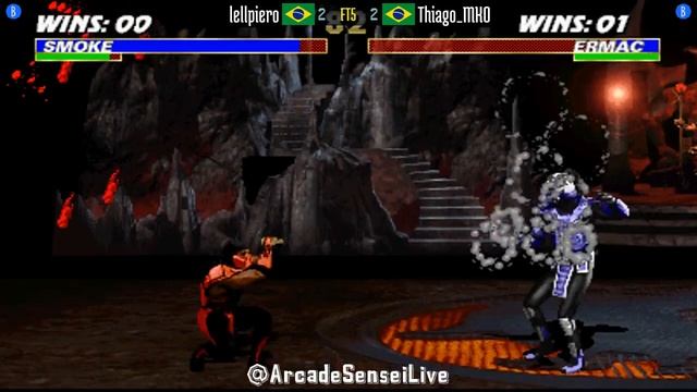 FT5 @umk3: lellpiero (BR) vs Thiago_MKO (BR) [Ultimate Mortal Kombat 3 Fightcade] Oct 31 смотреть онлайн