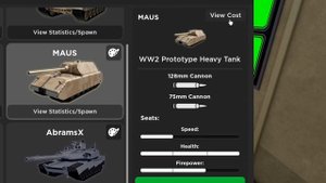 New OVERPOWERED Maus Tank In War Tycoon | Roblox War Tycoon