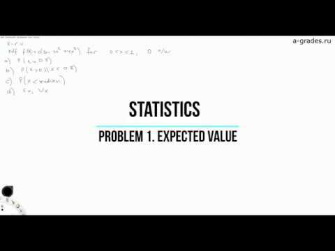 Statistics - Problem 1. Continuous expected value, (conditional) probability, variance, median