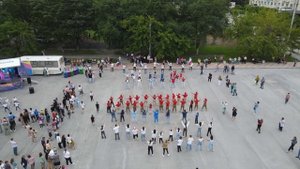 #32. Дальнегорск. День государственного флага РФ. Флешмоб на центральной площади. 22.08.2022г.