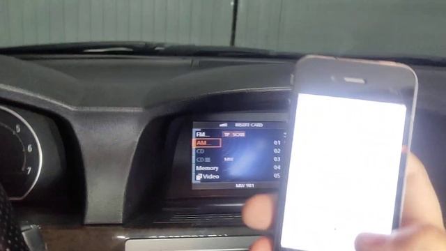 Bluetooth audio / AUX BMW E65 смотреть онлайн