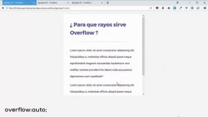 Para que rayos sirve la propiedad Overflow explicado en 3 ejemplos